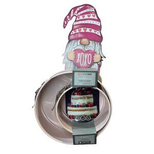 Bakeware Springform Cake Pan‎ 2 PC. 6"&9" Pink Speckled Master Class NEW!